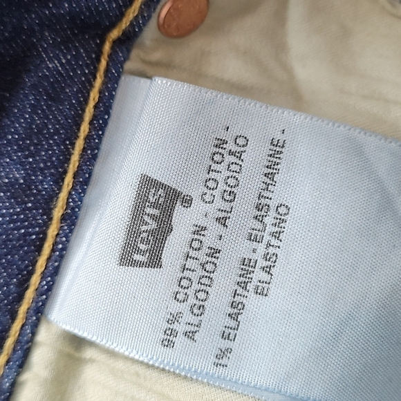 Levi's distressed demi curve boot cut jeans size 27 x 30 - Picture 10 of 11